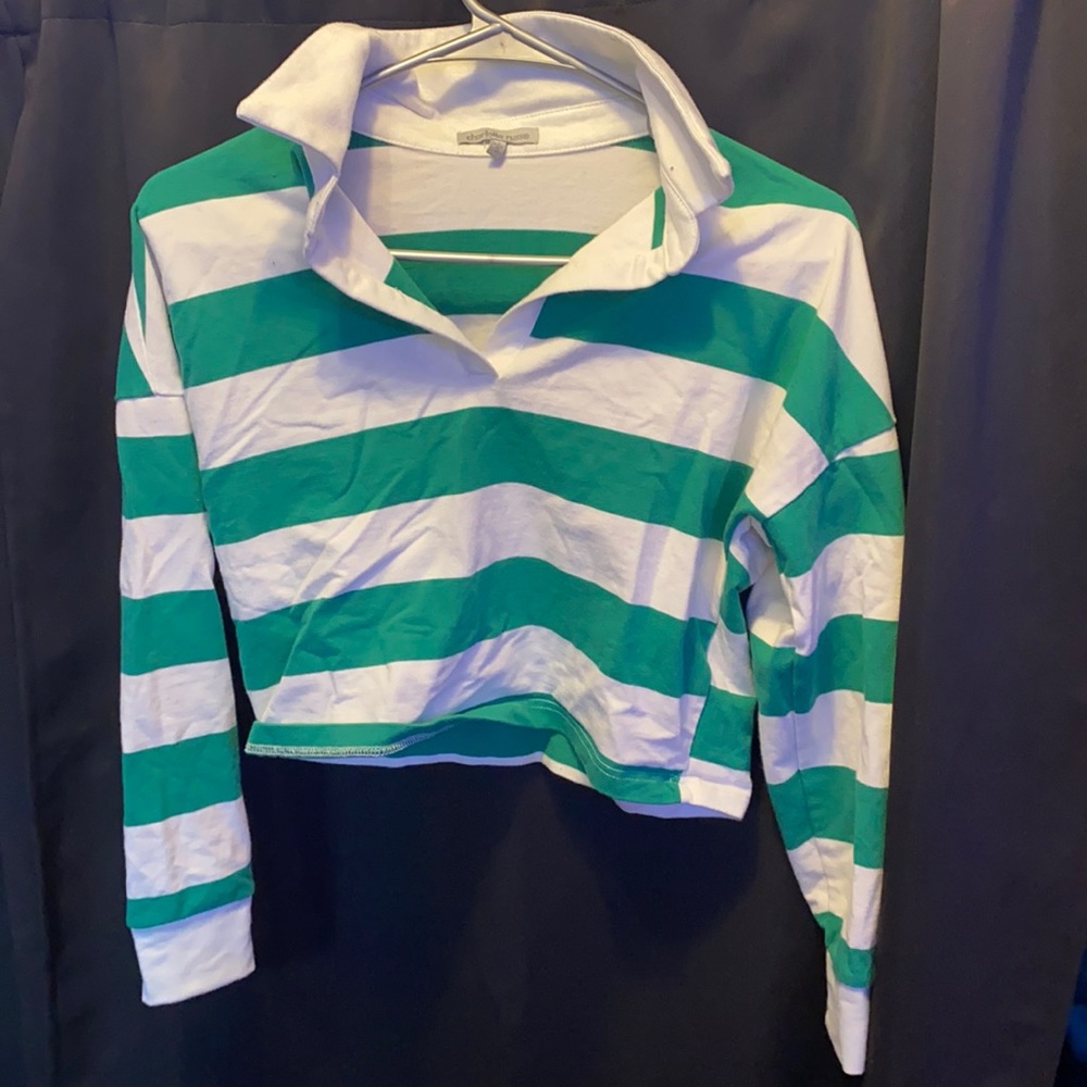 Thick striped shirt